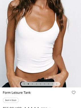 CSB White Racerback Tank Top